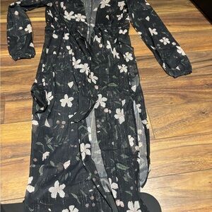 NWT sheer long top. Size xs